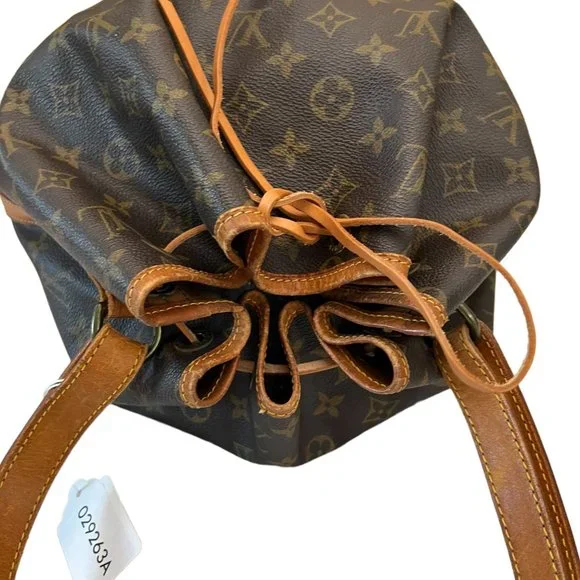 Authentic Louis Vuitton Shoulder Bag Noe Monogram Used LV Handbag Vintage - Picture 7 of 13